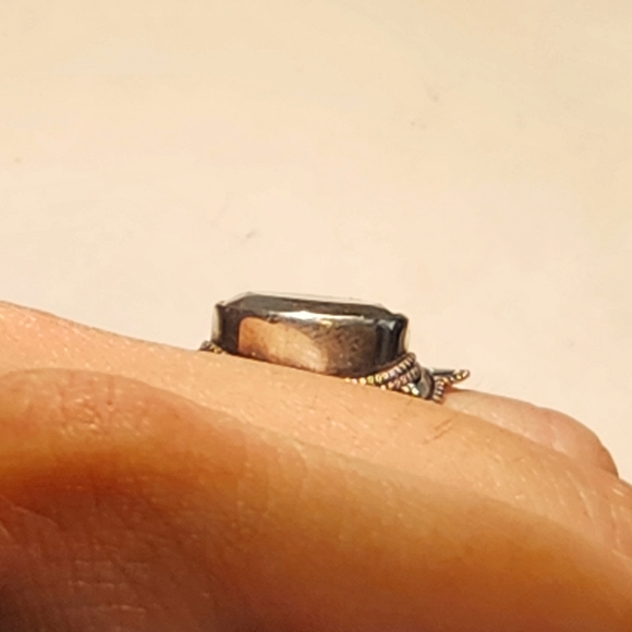 925 Sterling Silver and Blue Moonstone Ring Size 7 - Picture 3 of 4